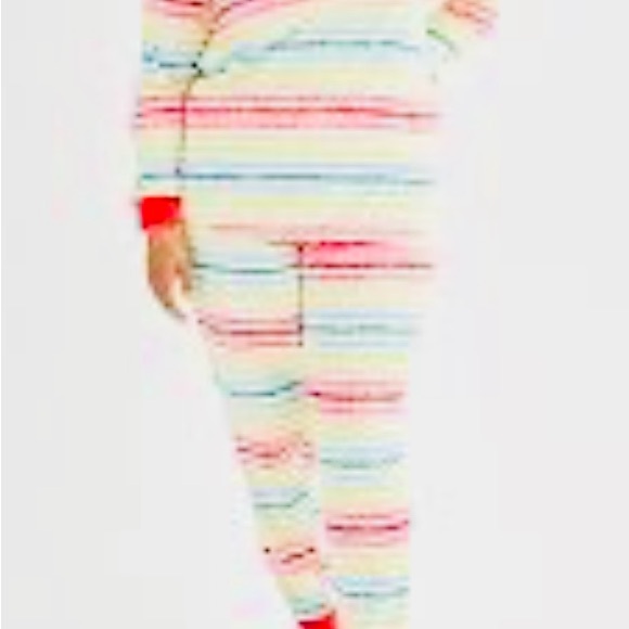 Colorful Striped Women’s Pajamas - Picture 2 of 2